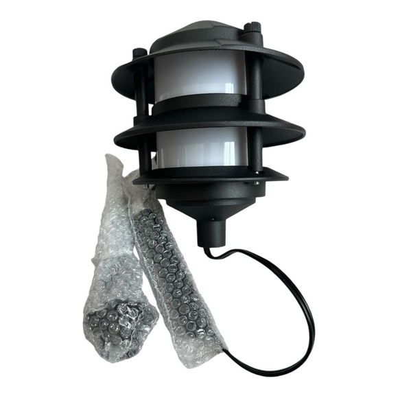 NIB Sterno Home Tiered Outdoor Lantern Aluminum Low Voltage LED Pathway Light - Picture 2 of 4